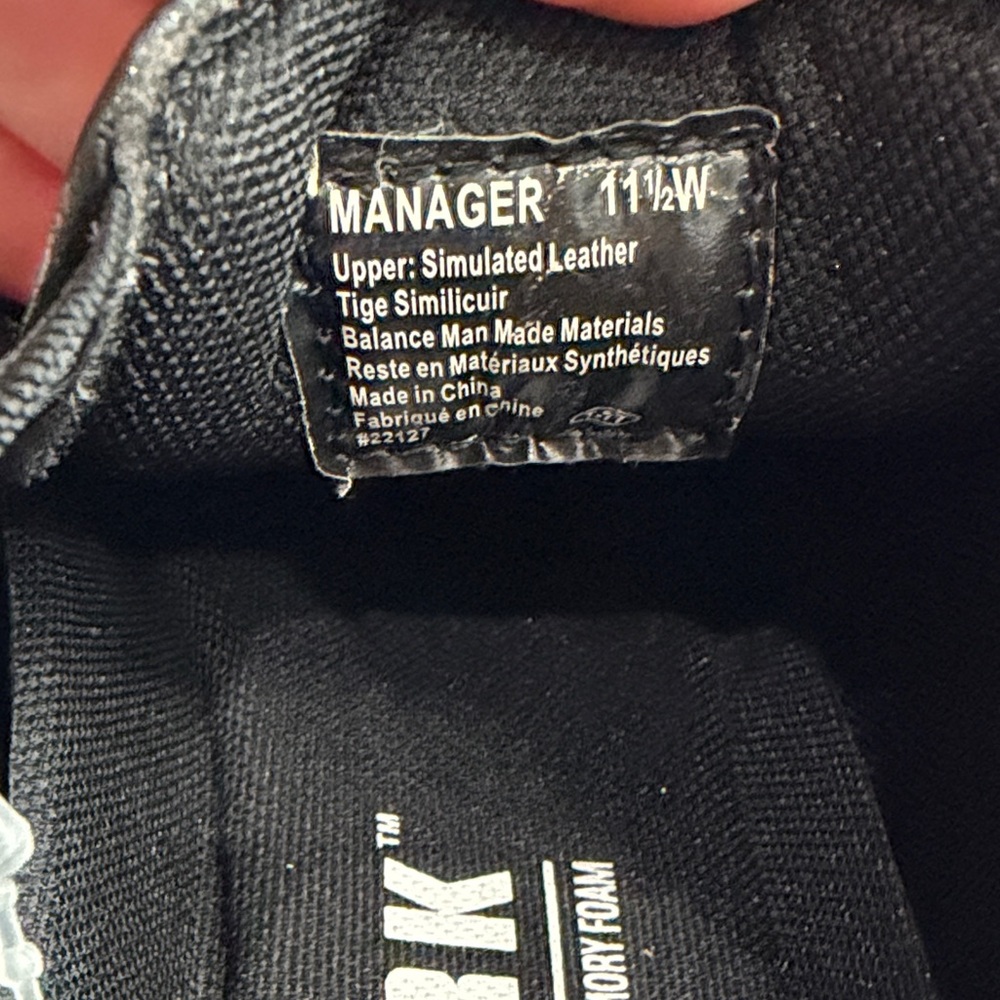 Deer Stags Men's Black DS Work Oil& Slip Resistant Non Marking,Size 11-1/2 . - Picture 8 of 17